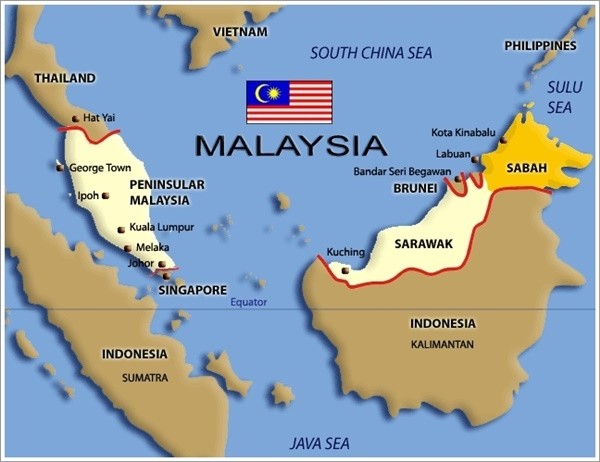▲ 동남아시아는 말레이시아, 싱가포르, 인도네시아 등 세 나라 사이 900Km 말라카해협을 통하여 전 세계 물동량의 50%가 통과하고 있는 전략요충지다.