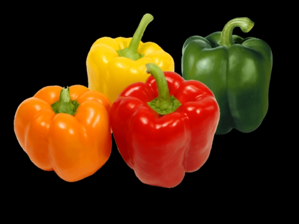 ▲ 파프리카에는 노란색 비타민 B, 바나나 비타민 B6(피리독신)가 일반 과일보다 10배 이상 함유되어 있다.