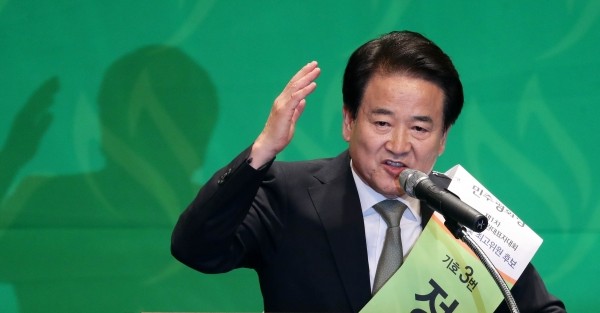 민주평화당 신임 당대표로 선출된 정동영 의원.(사진=newsis)