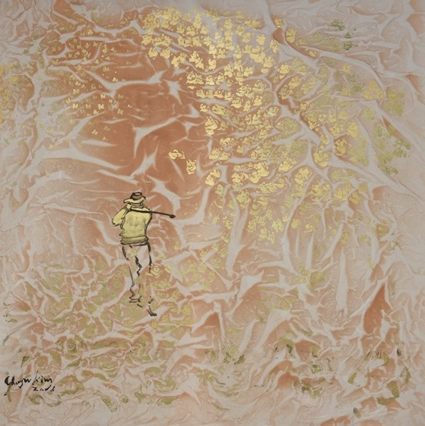 사랑찾아 꿈찾아. 김영화 화백은 남다른 고통의 시간이 예술로 승화될 때 더 가치롭다고 본다.